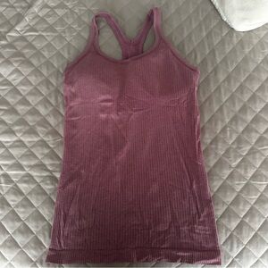 Lululemon Women's Ribbed Tank Top - Purple